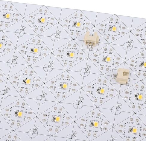 Eujgoov مرنة LED ورقة عكس الضوء الخلفية 20W 200LED لوحة قابلة للتشذيب المكونات في مجلس 4000K ضوء أبيض دافئ للمنزل مكتب ديكور in Saudi Arabia