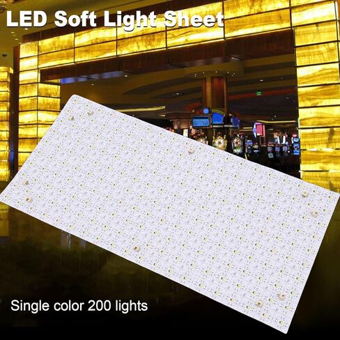 Eujgoov مرنة LED ورقة عكس الضوء الخلفية 20W 200LED لوحة قابلة للتشذيب المكونات في مجلس 4000K ضوء أبيض دافئ للمنزل مكتب ديكور in Saudi Arabia