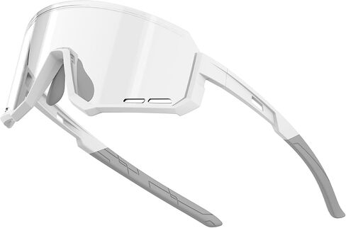 Photochromic Cycling Glasses,UV400 TR90 Frame Riding Running Baseball Fishing Driving for Men Women in Saudi Arabia