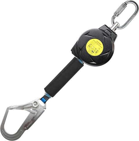 11FT الذاتي سحب شريان الحياة الحماية من السقوط قابل للسحب حبل الأمان سحب شريان الحياة الشخصية حماية القبض على السقوط ANSI معدات ذاتية السحب لبناء التسقيف (خطاف كبير) in Kuwait