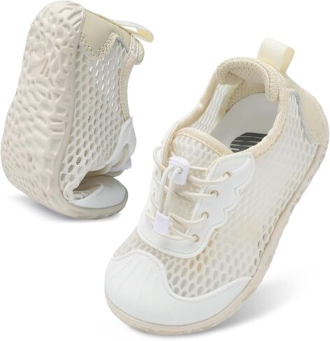 Barerun حذاء مائي للأطفال الصغار حافي القدمين، حذاء مائي للأولاد والبنات، جوارب مائية سريعة الجفاف، صنادل للأطفال الصغار قابلة للتنفس، سهلة الارتداء في الأماكن المغلقة والخارجية، أحذية مشي للشاطئ وحمام السباحة in Kuwait