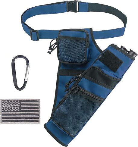 XTACER 3 Tube Hip Quiver Hunting Training Camo Archery Arrow Quiver Holder Bow Belt Waist Hanged Target Quiver in Kuwait