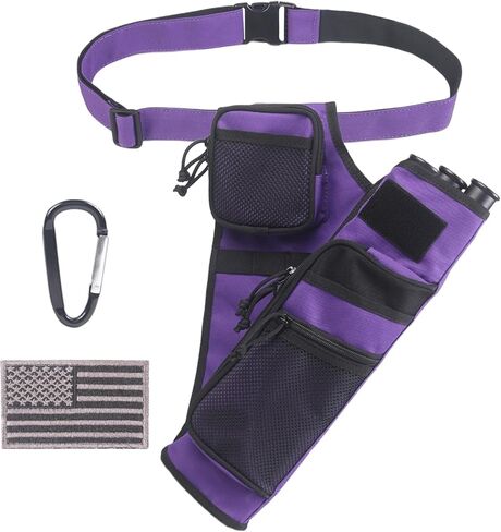 XTACER 3 Tube Hip Quiver Hunting Training Camo Archery Arrow Quiver Holder Bow Belt Waist Hanged Target Quiver in Kuwait