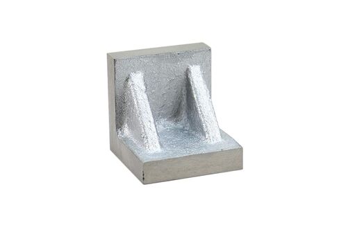 Shars 2" x 2" x 2" Ground Angle Plate Webbed End Cast Iron 202-4251 ^ in Saudi Arabia