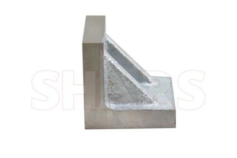 Shars 2" x 2" x 2" Ground Angle Plate Webbed End Cast Iron 202-4251 ^ in Saudi Arabia