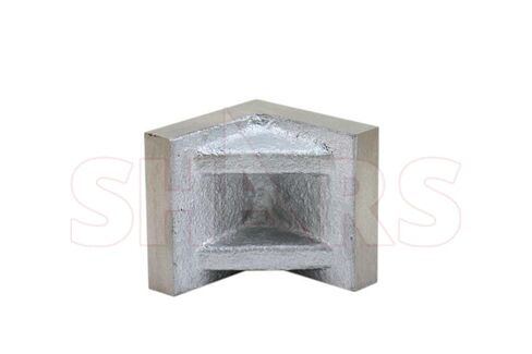 Shars 2" x 2" x 2" Ground Angle Plate Webbed End Cast Iron 202-4251 ^ in Saudi Arabia
