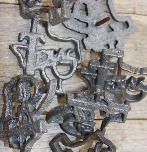 Texas Clavos 2 1/2" Cast Iron, Volume Priced Set of 60 clavos in Saudi Arabia