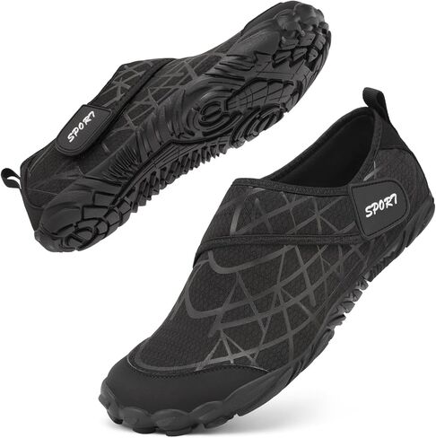 أحذية مائية حافي القدمين للنساء والرجال البالغين والمشي لمسافات طويلة والسباحة على الشاطئ والنهر وحمام السباحة والمشي لمسافات طويلة أحذية حراسة جوارب مائية واقية مريحة واسعة عند الأصابع عرض صندوق تسلق الصخور لقضاء العطلات في الهواء الطلق 2025 جديد in Kuwait
