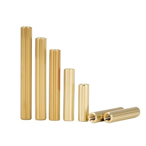 M2 Brass Round Motherboard Spacing Screws Board Rack Spacers Bolts Female-Female Standoffs Threaded Column Pillars PCB Support(15mm (50pcs)) in Saudi Arabia