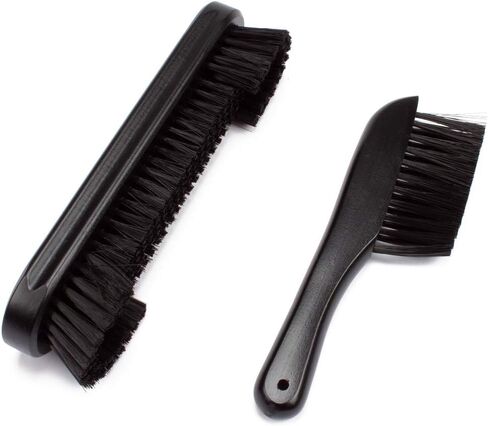 GSE Games & Sports Expert 2-Piece Solid Wood Billiard Pool Table Brush and Rail Brush Set, Billiards Pool Table Cleaning Tools in Saudi Arabia