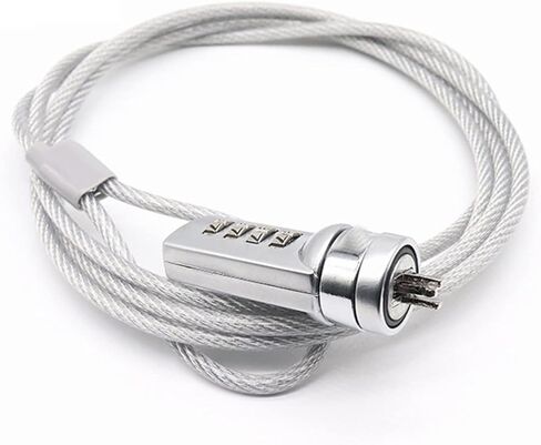 Chain Lock 4 Digit Password Notebook Laptop Computer Security Lock Cable Chain for Laptop Notebook PC Anti-Theft keyless Entry Door Lock in Saudi Arabia