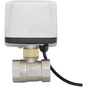 DN15 DN20 DN25 صمام كروي من الفولاذ المقاوم للصدأ بثلاثة خطوط وتحكم واحد صمام كروي من الفولاذ المقاوم للصدأ AC220V(1) in Kuwait