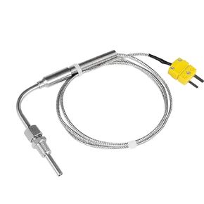 K Type Temperature Sensor Stainless Steel Probe Thermocouple Tube Thread 1/2’' NPT Elbow Male 1Pcs(Cable Length 4m) in Kuwait
