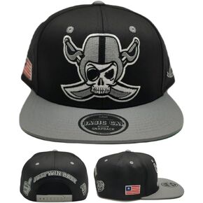 لاس فيغاس نيو كروس سيف القراصنة أسود رمادي 2Tone Era Snapback Hat Cap in Kuwait