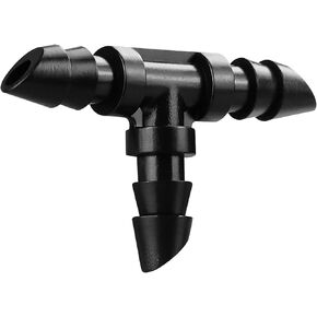 70 حزمة من تركيبات المحملة الشائكة، أنابيب تنقيط 1/4 بوصة، أسود، بلاستيك، تركيبات الري، تركيب أنابيب الخراطيم، تي شيرت بارب، 1/4 بوصة in Kuwait