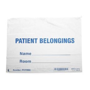 MediChoice Patient Belongings Bags, Polypropylene, 20 Inch x 20 Inch, White (Case of 250) in Kuwait