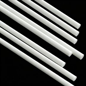 6 Pcs White ABS Plastic Rods 3/8"(10mm) x 12",ABS Round Stick Round Solid Bar for DIY Toys Building Making and DIY Crafts Model Making in Saudi Arabia