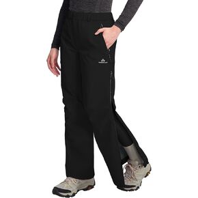 Pioneer Camp Women's Rain Pants 3-Layer Hardshell 20000mm Waterproof Hiking Pants Breathable Side Zip Outdoor Ski Snow in Kuwait