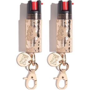 BLINGSTING Pepper Spray Maximum OC Strength Self Defense Spray for Women, 12 ft Spray Range & UV Dye in Kuwait