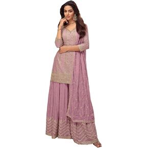 Indian Stylish Women's Wear Beautiful Dress Pakistani Salwar Kameez Sharara Plazzo Suits in Kuwait