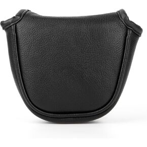 Golf Putter Cover Leather Mallet Putter Headcover Golf Club Covers with Magnetic Closure for Most Brand (for Mallet) in Saudi Arabia