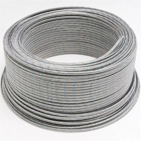 كابل مجدول K2x0.4 من النوع K، سلك مزدوج حراري، كابل تعويض مستشعر درجة الحرارة العالية المعزول (K2x0.6mm عادي، 5 متر) in Kuwait