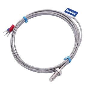 NPT1/4" Screw Probe Temperature Sensor K Type Thermocouple Cable Range: 0-600°C LT-104 1Pcs(10M) in Kuwait