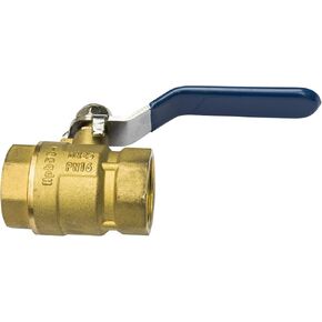 صمام كروي نحاسي IPS مقاس 3/4 بوصة - منفذ كامل للخدمة الشاقة للغاز الطبيعي المسال وغاز البترول المسال - مع مقبض قفل أزرق (الاستخدام الصناعي والتجاري) in Kuwait