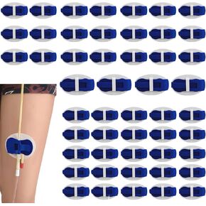 جهاز تثبيت قسطرة فولي من QCWN، 10 عبوات من حامل أنبوب القسطرة، ملصق الساق لأنابيب تغذية الصرف البولي، ملحقات جهاز تأمين القسطرة اللاصقة غير المنسوجة القابلة للتنفس (أبيض) in Kuwait