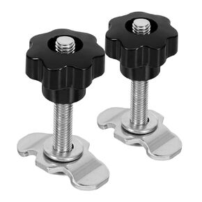 BESTOYARD 2pcs Threaded Metal Coupling Nut Star Knob Handle for Rv and Camping Equipment Easy to Install Clamping Screw Knob Accessories and in Kuwait