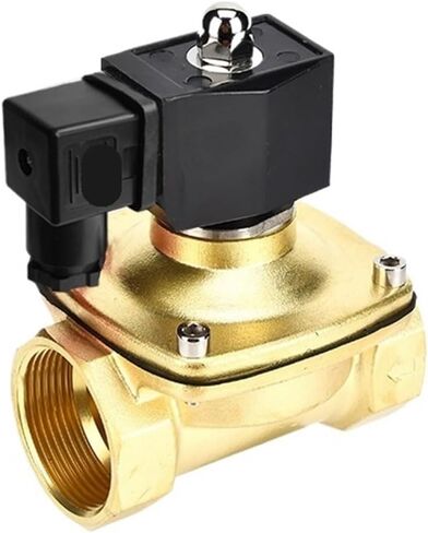 1 "صمام مياه ملف لولبي نحاسي مغلق عادةً/مفتوح عادةً IP65 صمام مياه مغلق بالكامل 220 فولت (220VAC_مغلق عادي) in Kuwait