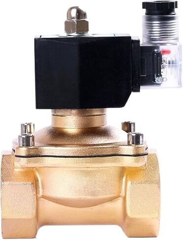 1-1/4 "صمام ملف لولبي غاز نحاسي مغلق عادة 220 فولت صمام ملف لولبي بدرجة حرارة عالية (BSP_240VAC) in Kuwait