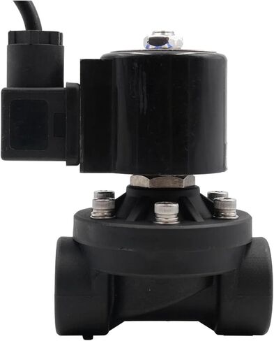 DN15 DN20 DN25 بلاستيك PA66 تحت الماء صمام الملف اللولبي مغلق عادة أو مفتوح عادة، AC220V DC24V، درجة مقاومة للماء IP68، G أو NPT (1، NPT_DC 24V_ عادي مغلق) in Kuwait