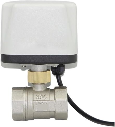 DN15 DN20 DN25 صمام كروي من الفولاذ المقاوم للصدأ بثلاثة خطوط وتحكم واحد صمام كروي من الفولاذ المقاوم للصدأ AC220V(1) in Kuwait