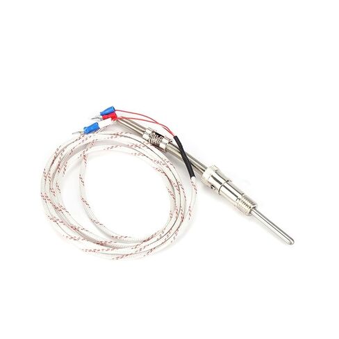 WZPT-01 Compression Spring M12 PT100 Type with 1-5M Wire Cable Thermocouple Connector 1Pcs(PT100 1M M12) in Saudi Arabia