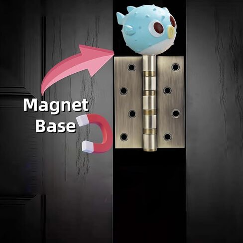 حيوانات بحرية إبداعية صغيرة لطيفة، سمكة منتفخة، رؤوس مفصلات أسماك الفقاعات مجموعة علوية مزخرفة 6 قطع، ديكور منزلي، رأس مفصل مغناطيسي، مفصل باب in Kuwait