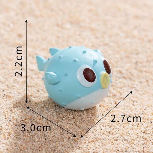 حيوانات بحرية إبداعية صغيرة لطيفة، سمكة منتفخة، رؤوس مفصلات أسماك الفقاعات مجموعة علوية مزخرفة 6 قطع، ديكور منزلي، رأس مفصل مغناطيسي، مفصل باب in Kuwait