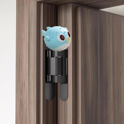 حيوانات بحرية إبداعية صغيرة لطيفة، سمكة منتفخة، رؤوس مفصلات أسماك الفقاعات مجموعة علوية مزخرفة 6 قطع، ديكور منزلي، رأس مفصل مغناطيسي، مفصل باب in Kuwait