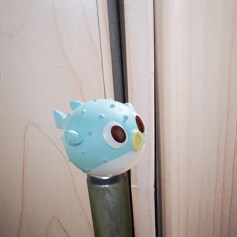 حيوانات بحرية إبداعية صغيرة لطيفة، سمكة منتفخة، رؤوس مفصلات أسماك الفقاعات مجموعة علوية مزخرفة 6 قطع، ديكور منزلي، رأس مفصل مغناطيسي، مفصل باب in Kuwait