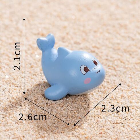 حيوانات بحرية إبداعية صغيرة لطيفة، مجموعة علوية مزخرفة برؤوس الدلافين مكونة من 6 قطع، ديكور منزلي، مفصلات مغناطيسية للرأس ومفصلات للباب in Kuwait