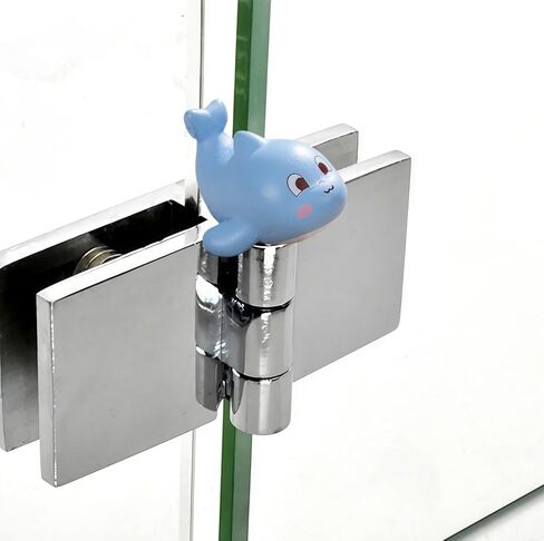 حيوانات بحرية إبداعية صغيرة لطيفة، مجموعة علوية مزخرفة برؤوس الدلافين مكونة من 6 قطع، ديكور منزلي، مفصلات مغناطيسية للرأس ومفصلات للباب in Kuwait