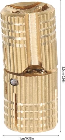 مفصلات نحاسية غير مرئية من BESTOYARD مفصلات نحاسية 10 مم للأبواب الخشبية وخزائن الأثاث والمشروعات اليدوية in Kuwait