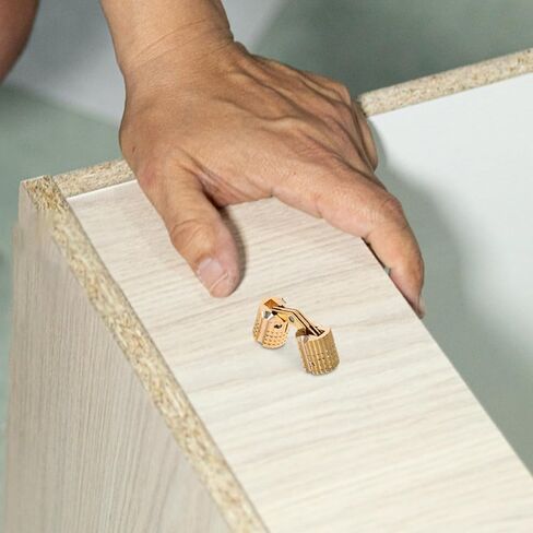 مفصلات نحاسية غير مرئية من BESTOYARD مفصلات نحاسية 10 مم للأبواب الخشبية وخزائن الأثاث والمشروعات اليدوية in Kuwait