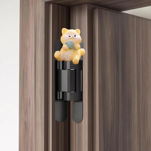 Cute Mini Creative Sitting Kitten Hinge Heads Decorative Topper Set 3PCS, Home Decoration,Magnetic Hinge Head Toppers Door Hinge in Saudi Arabia
