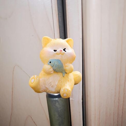 Cute Mini Creative Sitting Kitten Hinge Heads Decorative Topper Set 3PCS, Home Decoration,Magnetic Hinge Head Toppers Door Hinge in Saudi Arabia