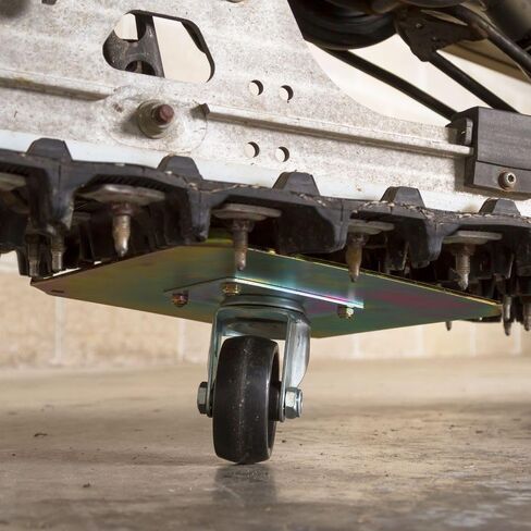 Black Ice Off-Road Snowmobile Wheel Dolly Set, Drivable Up to 5 MPH, Zinc Coated Steel in Kuwait