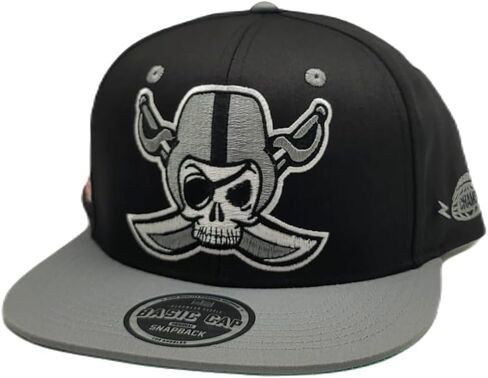 لاس فيغاس نيو كروس سيف القراصنة أسود رمادي 2Tone Era Snapback Hat Cap in Kuwait