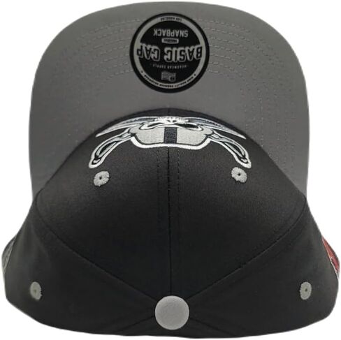 لاس فيغاس نيو كروس سيف القراصنة أسود رمادي 2Tone Era Snapback Hat Cap in Kuwait