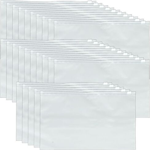 25-Pack 11x7.8" Frosted Zipper Swimsuit Bags – 3-Mil Waterproof Bikini & Swimwear Organizer with Reinforced Sides for Travel, Shipping & Storage, Packaging T Shirt. (25, 11 * 7.8 inch) in Saudi Arabia