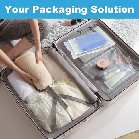 25-Pack 11x7.8" Frosted Zipper Swimsuit Bags – 3-Mil Waterproof Bikini & Swimwear Organizer with Reinforced Sides for Travel, Shipping & Storage, Packaging T Shirt. (25, 11 * 7.8 inch) in Saudi Arabia